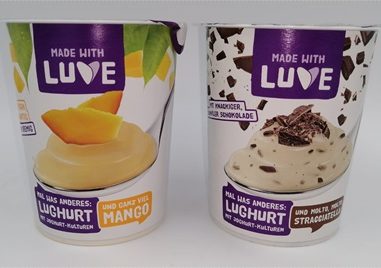 Made with Luve – Veganer Lughurt leider mit zu viel Zucker