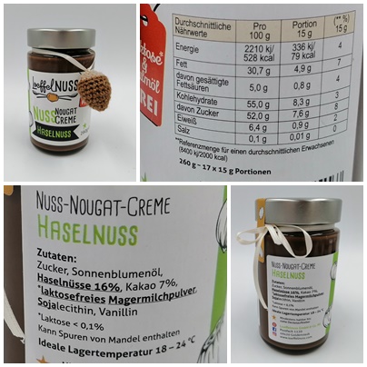 Laktose- und palmölfreie Nuss-Nougat-Creme - Löffelglück macht es möglich