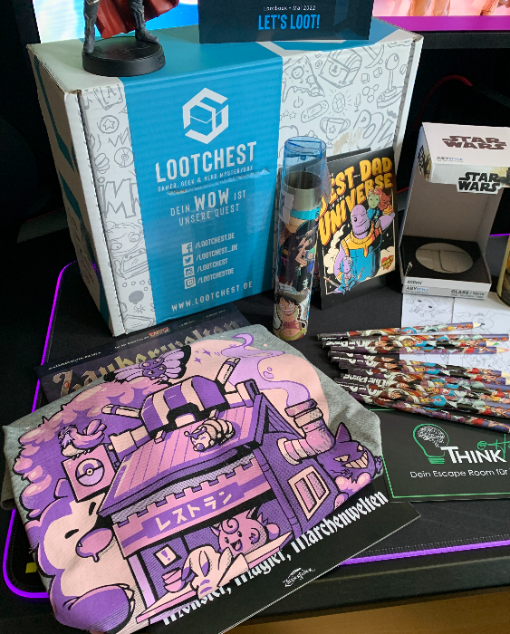 Lootchest Box - Must-have für alle Gamer, Nerds und Geeks