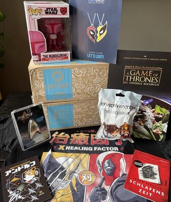 Lootchest Box Juli – Unboxing für Gamer, Nerds und Geeks