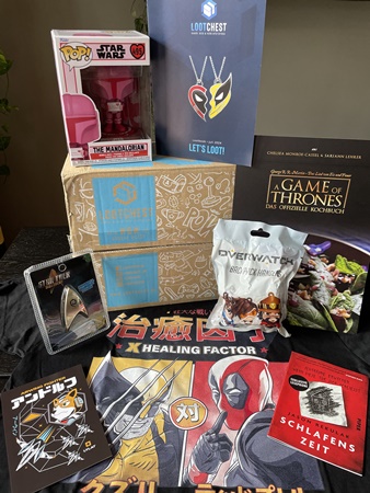 Lootchest Box Juli – Unboxing für Gamer, Nerds und Geeks